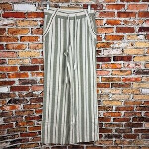 Jolt Striped Linen pants Size XS